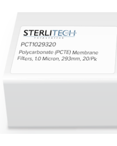 Polycarbonate (PCTE) Membrane Filters, 1.0 Micron, 293mm, 20/Pk