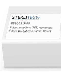 Polyethersulfone (PES) Membrane Filters, 0.03 micron, 13mm, 100/Pk