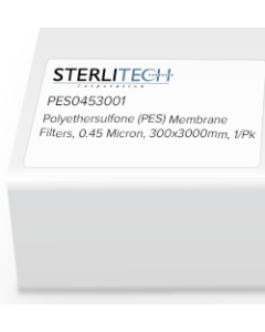 Polyethersulfone (PES) Membrane Filters, 0.45 Micron, 300 x 3000mm, 1/Pk