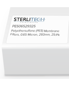 Polyethersulfone (PES) Membrane Filter, 0.65 Micron, 293mm, 25/Pk