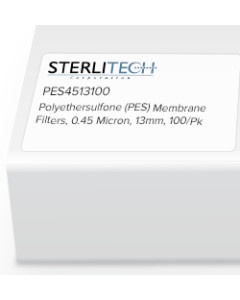 Polyethersulfone (PES) Membrane Filters, 0.45 Micron, 13mm, 100/Pk