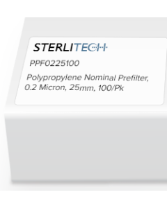 Polypropylene Nominal Prefilter, 0.2 Micron, 25mm, 100/Pk