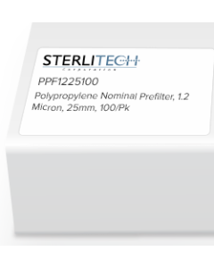 Polypropylene Nominal Prefilter, 1.2 Micron, 25mm, 100/Pk