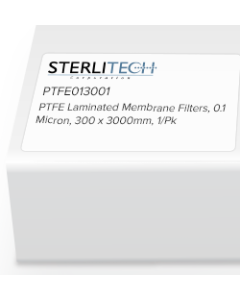 PTFE Laminated Membrane Filters, 0.1 Micron, 300 x 3000mm, 1/Pk