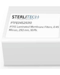 PTFE Laminated Membrane Filters, 0.45 Micron, 293mm, 10/Pk