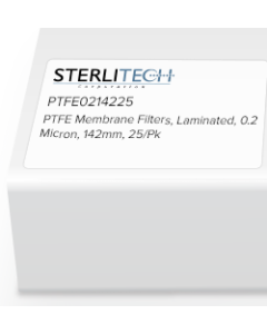 PTFE Laminated Membrane Filters, 0.2 Micron, 142mm, 25/Pk