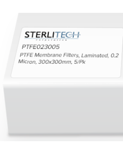 PTFE Laminated Membrane Filters, 0.2 Micron, 300 x 300mm, 5/Pk