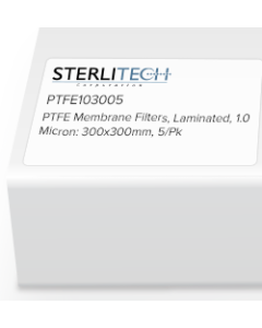 PTFE Laminated Membrane Filters, 1.0 Micron: 300 x 300mm, 5/Pk