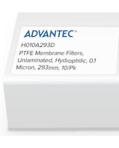 PTFE  Unlaminated Membrane Filters, Hydrophilic, 0.2 Micron, 142mm, 25/Pk