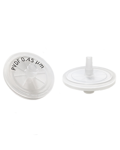 PVDF (Polyvinylidene) Syringe Filters, Abluo, 0.45 Micron, 25mm, 50/pk