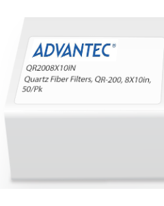Quartz Fiber Filters, QR-200, 8X10in, 50/Pk