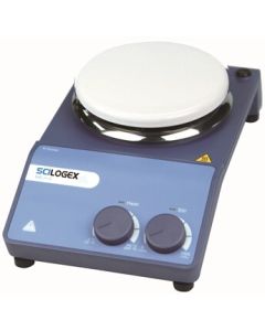 SCILOGEX MS-H-S Circular Analog Magnetic Hotplate Stirrer, porcelain plate, 110V/60Hz