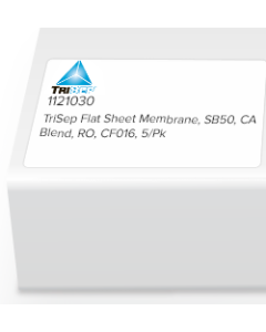 TriSep Flat Sheet Membrane, SB50, CA Blend, RO,  CF016, 5/Pk