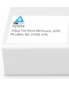 TriSep Flat Sheet Membrane, X201, PA-UREA, RO, CF016, 5/Pk