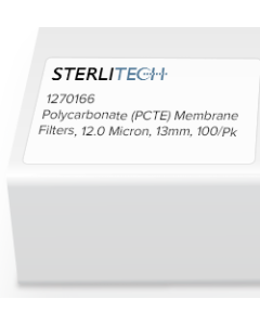 Polycarbonate (PCTE) Membrane Filters, 12.0 Micron, 13mm, 100/Pk