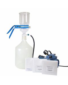 Complete Botanical Extraction Filter Kit, 150mm Diameter: Includes All-Glass Funnel/Base Assembly, 110V Pump, Tubing, Filters