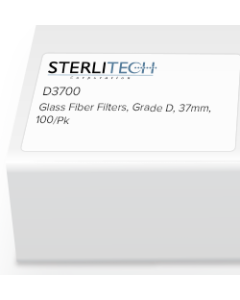 Grade D Borosilicate Glass Microfiber, 37mm, 100/Pk