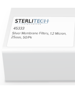 Sterlitech Silver Membrane, 1.2 Micron, 25mm, 50/Pk