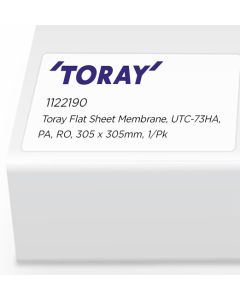 Toray Flat Sheet Membrane, UTC-73HA, PA, RO, 305 x 305mm, 1/Pk