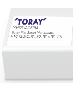 Toray Flat Sheet Membrane, UTC-73UAC, PA, RO, 457 x 457mm, 1/Pk
