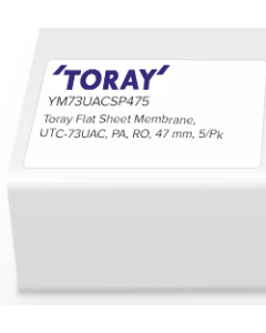 Toray Flat Sheet Membrane, UTC-73UAC, PA, RO, 47mm, 5/Pk