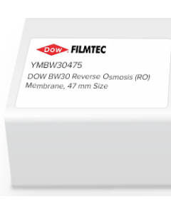 Dow Filmtec Flat Sheet Membrane, BW30, PA-TFC, RO, 47mm, 5/Pk