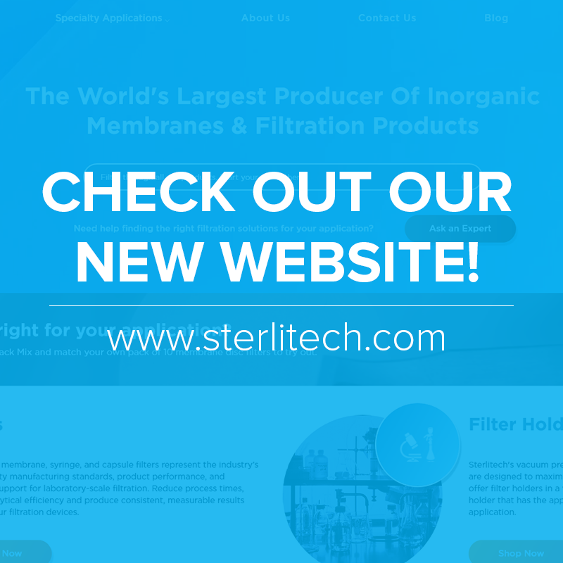 Sterlitech Launches New Site 