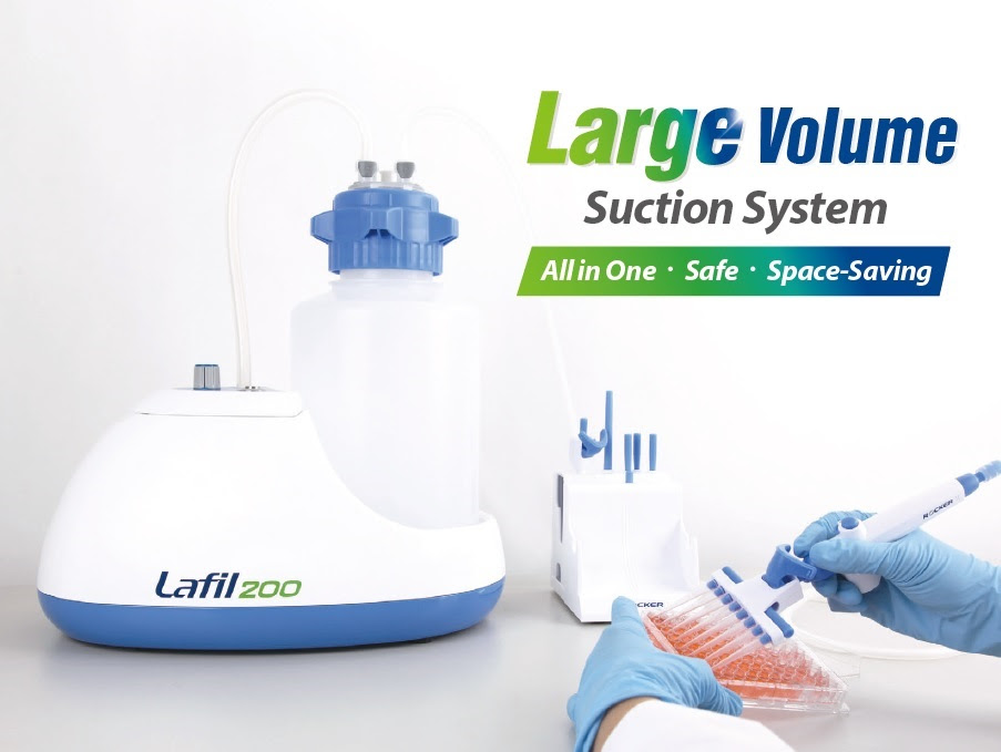 Get a better solution for cell culture aspiration with the Lafil 100 and 200 suction systems