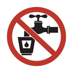 Not Drinkable Water Icon
